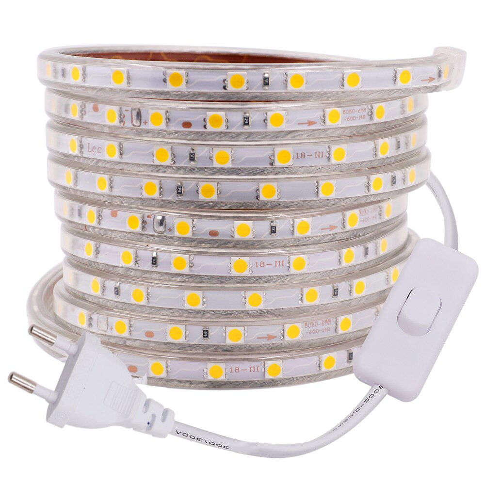  LED Ʈ, AC 220V, SMD5050, 60Leds/m  ..